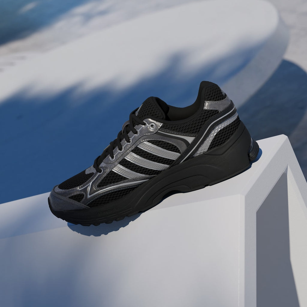 Adidas Women's SPIRITAIN 2000 Shoes - Core Black / Iron Metallic / Matte Silver - Image 7