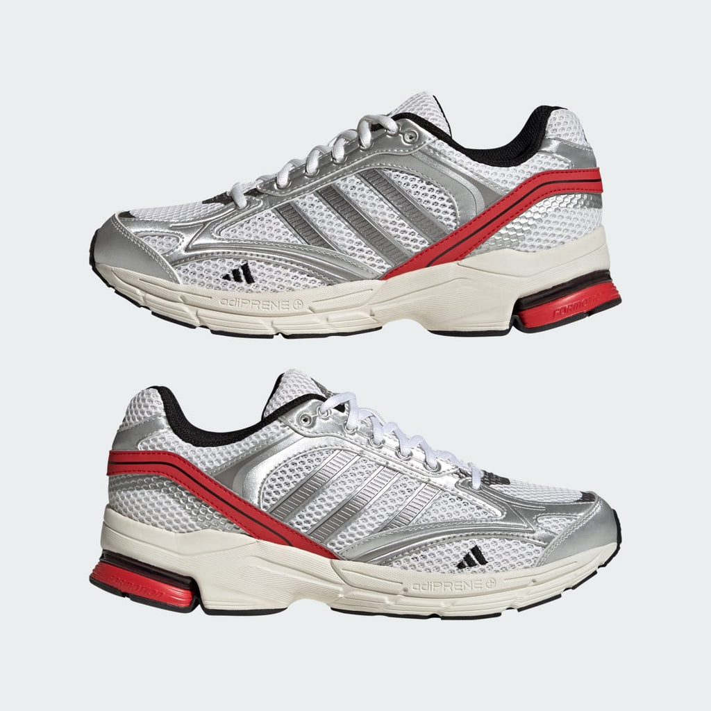 Adidas Men's SPIRITAIN 2000 Shoes - Cloud White / Iron Metallic / Better Scarlet - Image 7