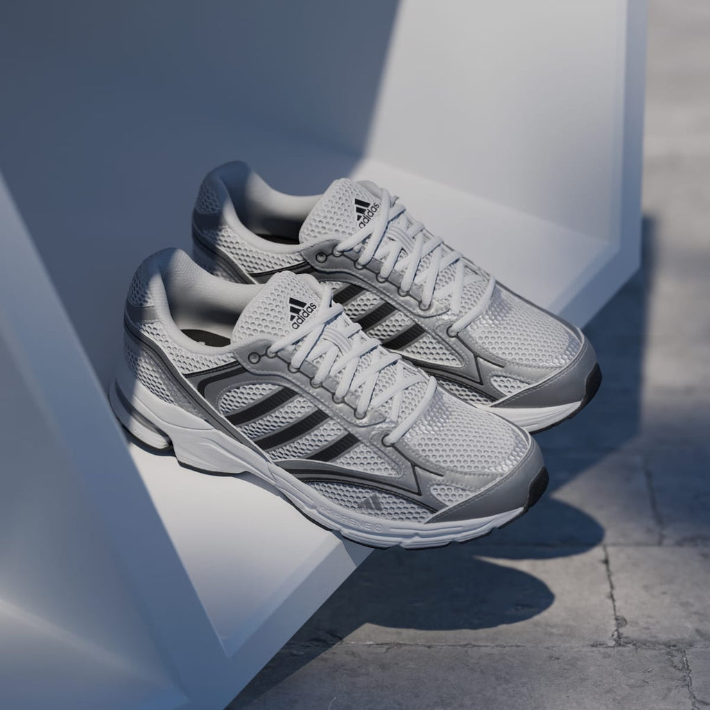 Adidas Men's SPIRITAIN 2000 Shoes - Cloud White / Silver Metallic / Core Black - Image 5