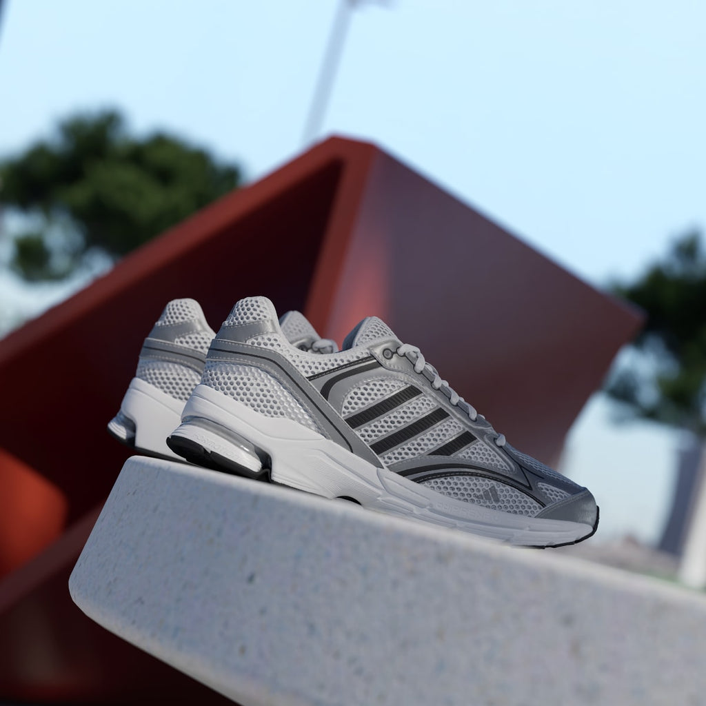 Adidas Men's SPIRITAIN 2000 Shoes - Cloud White / Silver Metallic / Core Black - Image 6