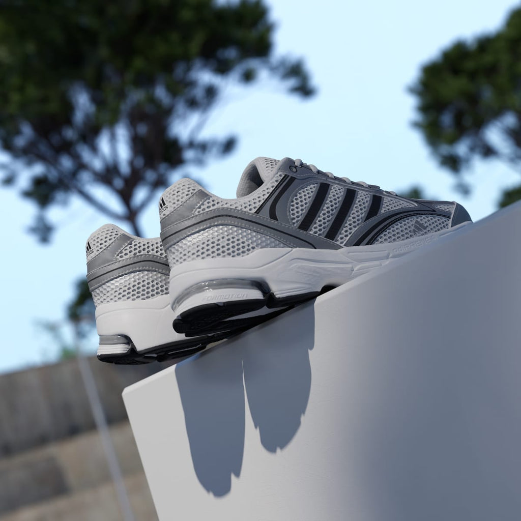 Adidas Women's SPIRITAIN 2000 Shoes - Cloud White / Silver Metallic / Core Black - Image 8