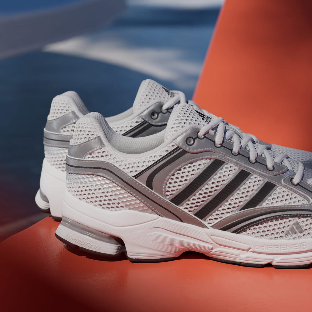 Adidas Men's SPIRITAIN 2000 Shoes - Cloud White / Silver Metallic / Core Black - Image 9