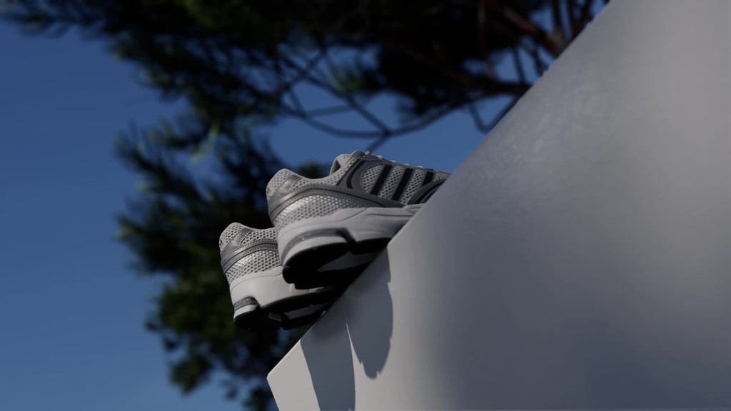 Adidas Men's SPIRITAIN 2000 Shoes - Cloud White / Silver Metallic / Core Black - Image 2