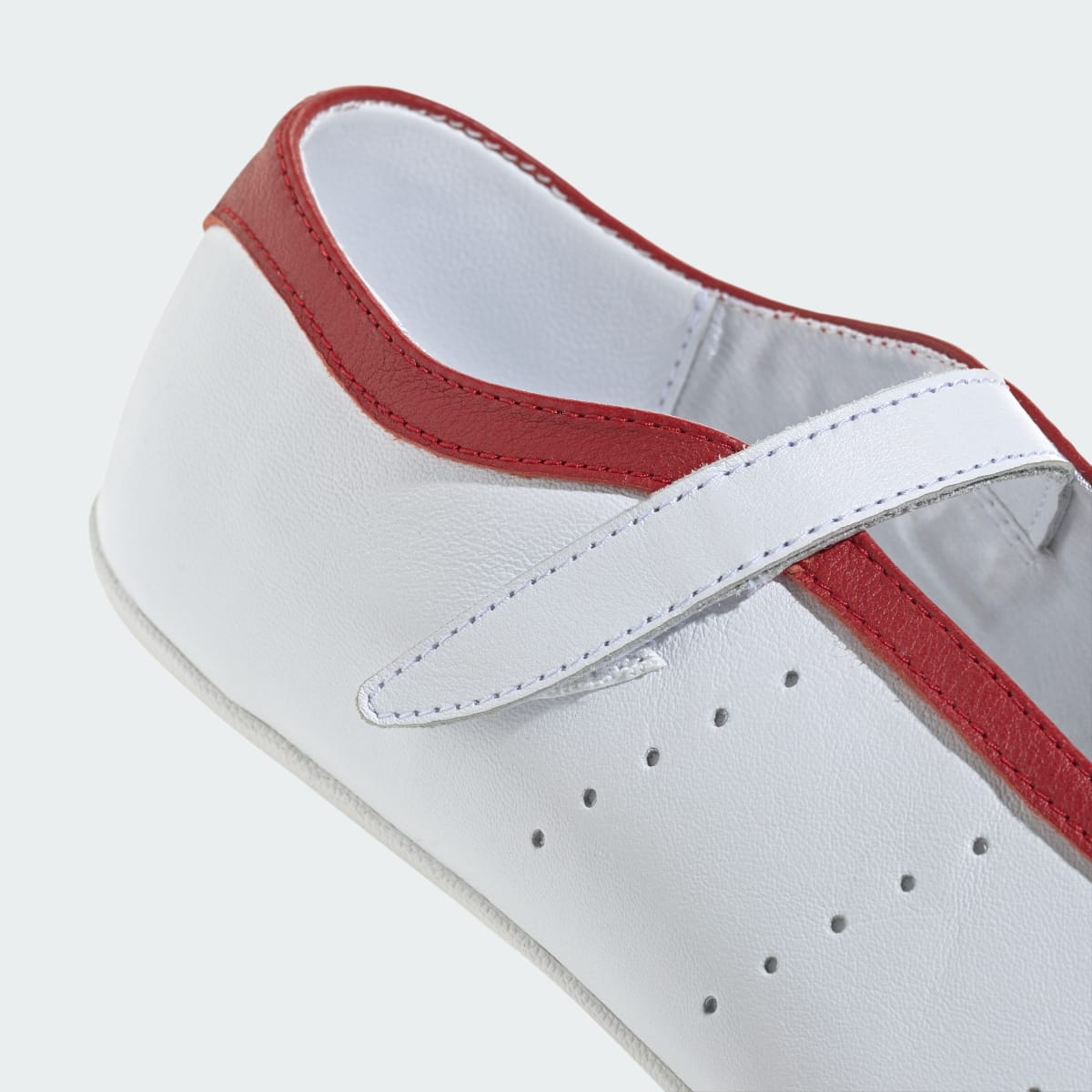 Adidas Women's STAN SMITH LO BALLET SHOES - Cloud White / Cloud White / Cloud White - Image 9