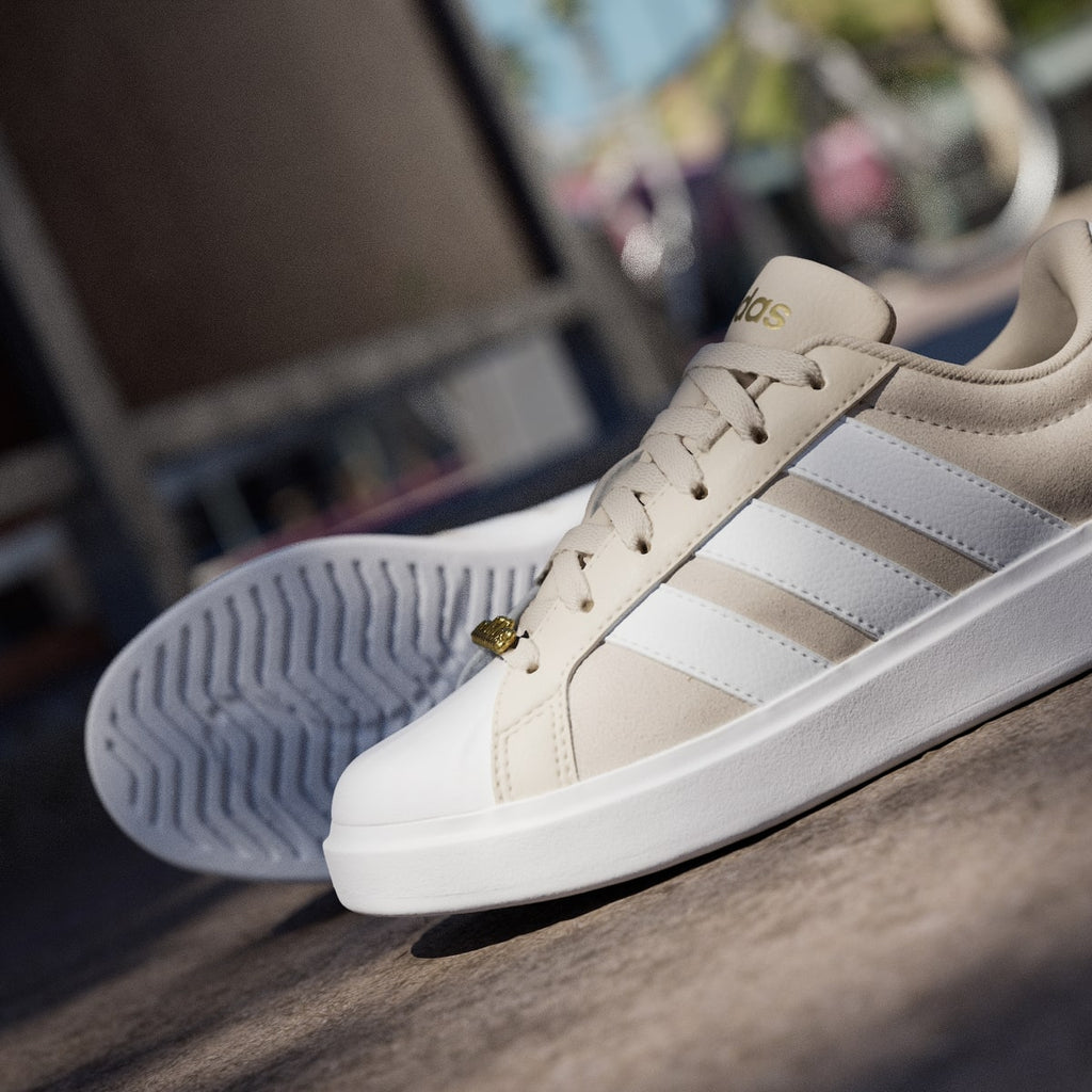 Adidas Kids' STREETTALK SHOES JUNIOR - Wonder Beige / Cloud White / Gold Metallic - Image 10