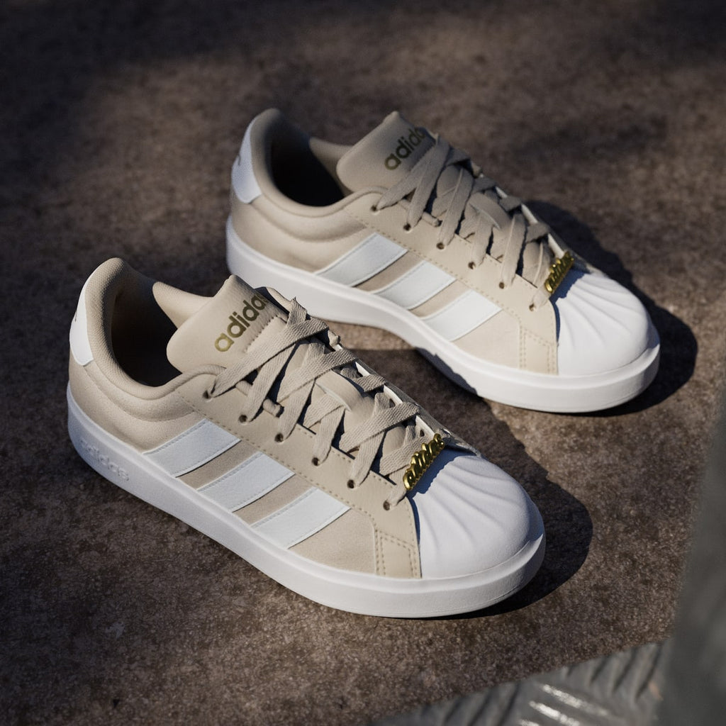 Adidas Kids' STREETTALK SHOES JUNIOR - Wonder Beige / Cloud White / Gold Metallic - Image 5