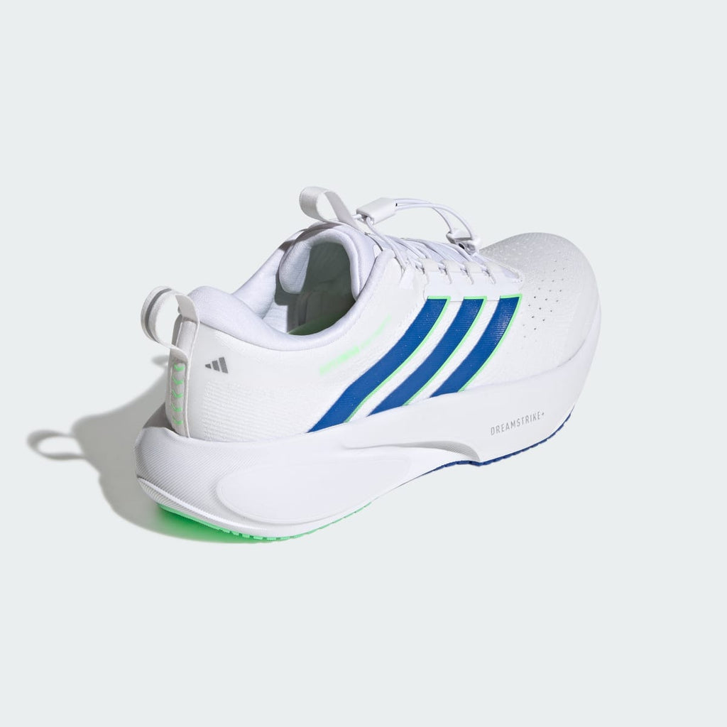 Adidas Men's SUPERNOVA RISE 3 ADAPTIVE RUNNING SHOES - Cloud White / Blue / Lime Burst - Image 5
