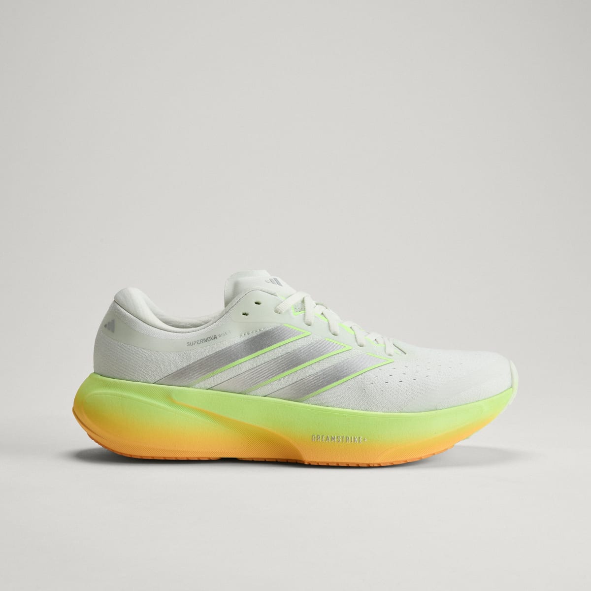 Adidas Men's SUPERNOVA RISE 3 RUNNING SHOES - Crystal Jade / Silver Metallic / Lucid Tangerine - Image 3