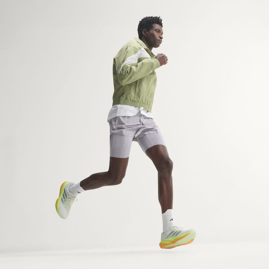 Adidas Men's SUPERNOVA RISE 3 RUNNING SHOES - Crystal Jade / Silver Metallic / Lucid Tangerine - Image 6
