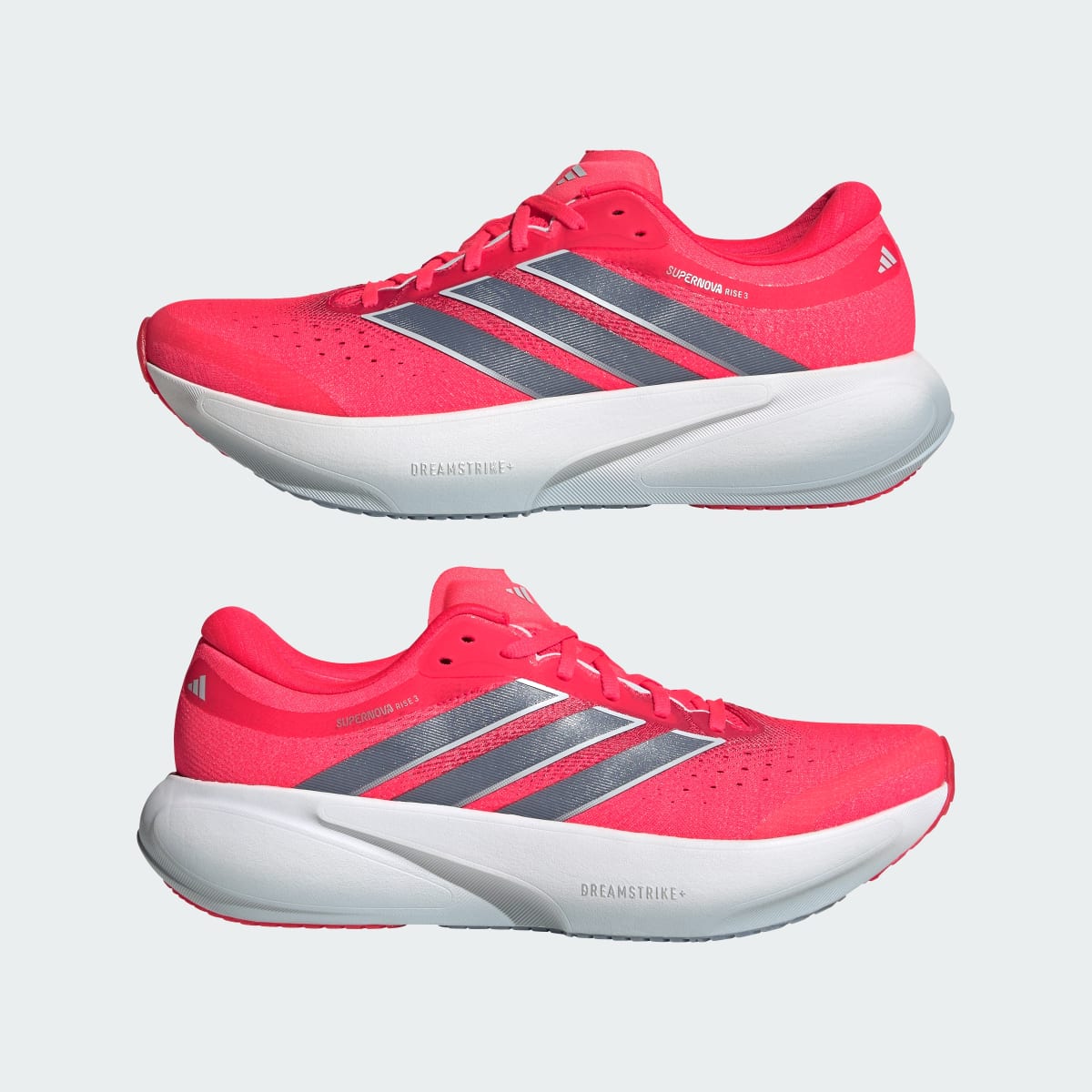 Adidas Men's SUPERNOVA RISE 3 RUNNING SHOES - Lucid Red / Tech Ink / Halo Blue - Image 7