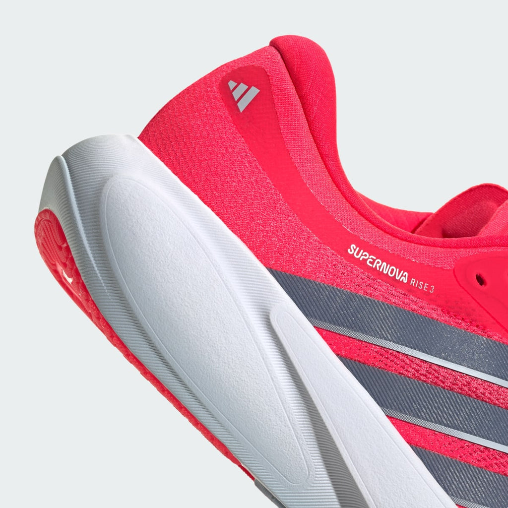 Adidas Men's SUPERNOVA RISE 3 RUNNING SHOES - Lucid Red / Tech Ink / Halo Blue - Image 8