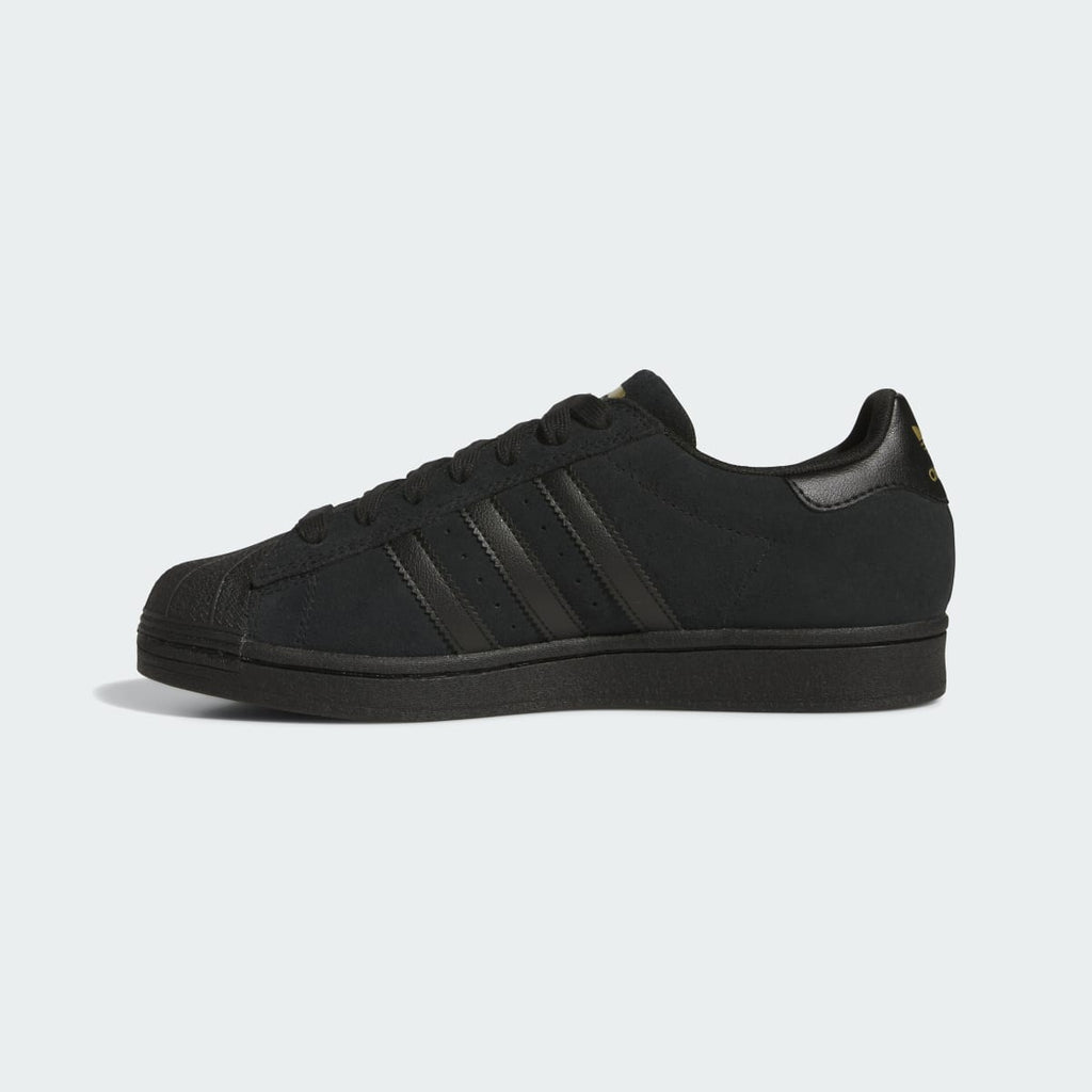 Adidas Men's SUPERSTAR ADV Shoes - Core Black / Core Black / Gold Metallic - Image 6