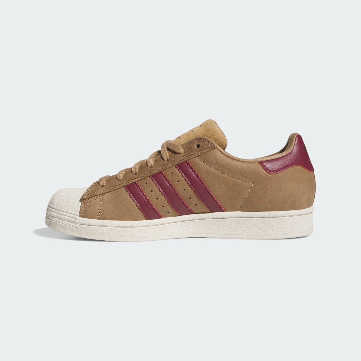 Adidas Men's SUPERSTAR ADV Shoes - Cardboard / Shadow Red / Gold Metallic - Image 6