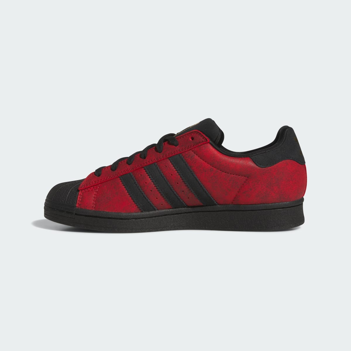 Adidas Men's SUPERSTAR ADV Shoes - Better Scarlet / Core Black / Gold Metallic - Image 6