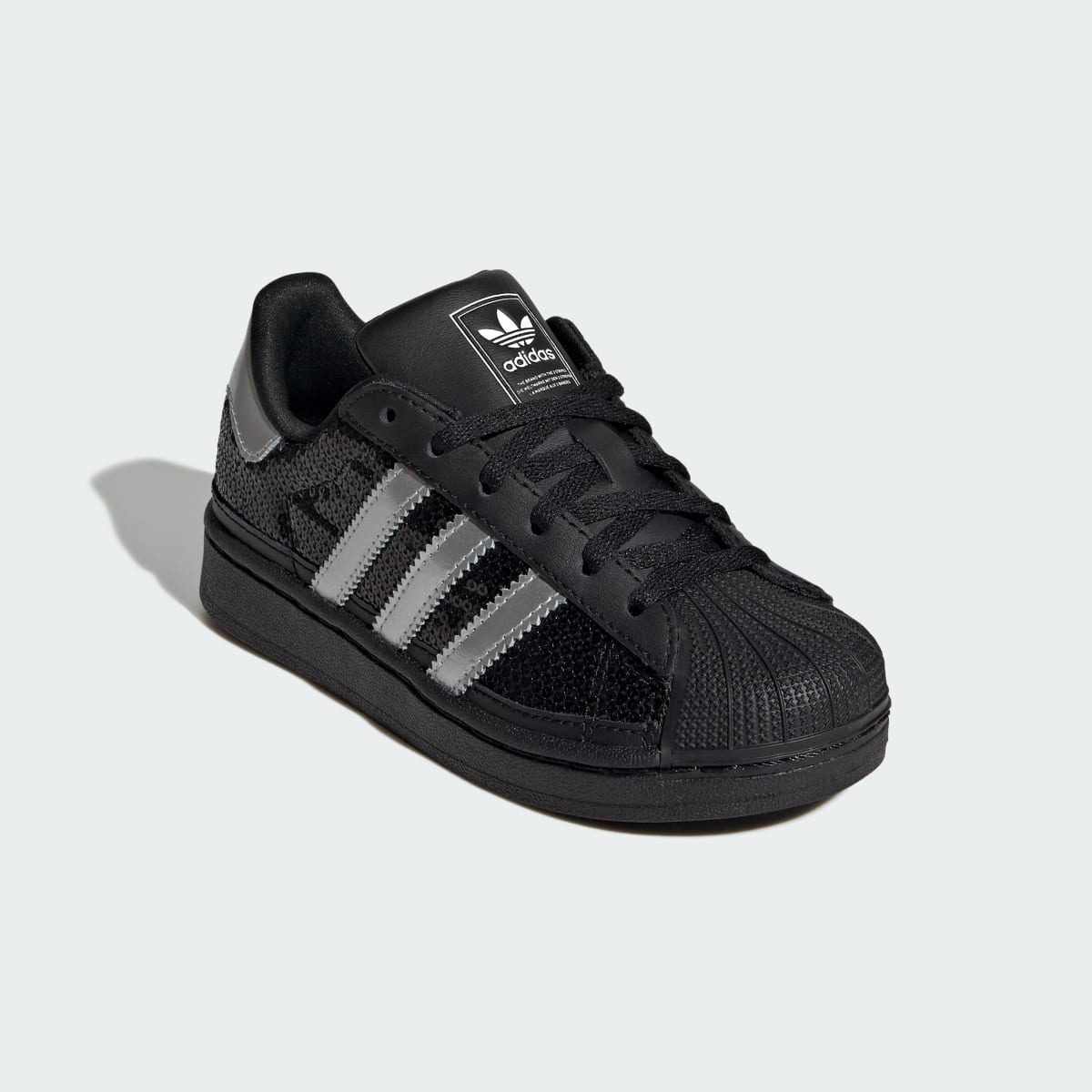 Adidas Kids' SUPERSTAR II C - Core Black / Silver Metallic / Cloud White - Image 4