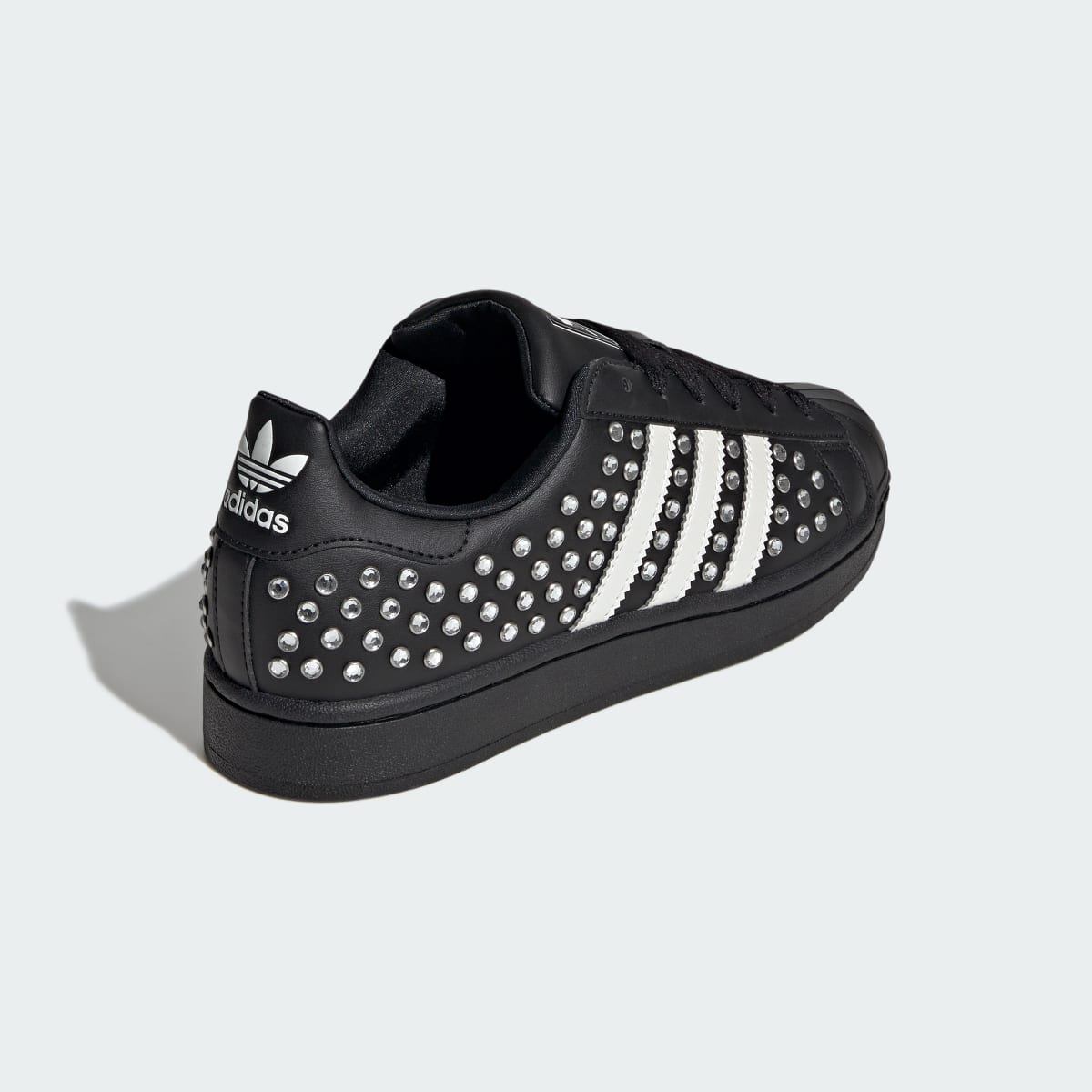 Adidas Women's SUPERSTAR II SHOES - Core Black / Zero Metalic / Core Black - Image 5