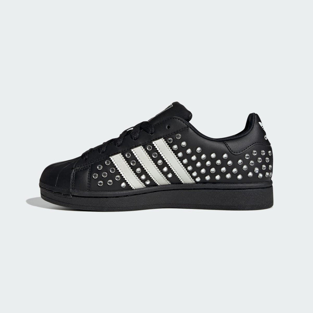 Adidas Women's SUPERSTAR II SHOES - Core Black / Zero Metalic / Core Black - Image 6