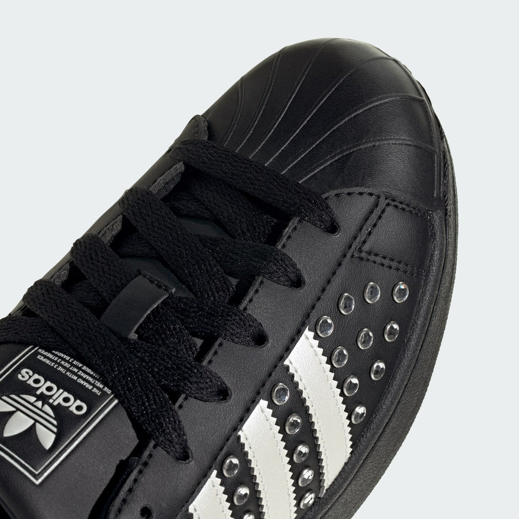 Adidas Women's SUPERSTAR II SHOES - Core Black / Zero Metalic / Core Black - Image 8