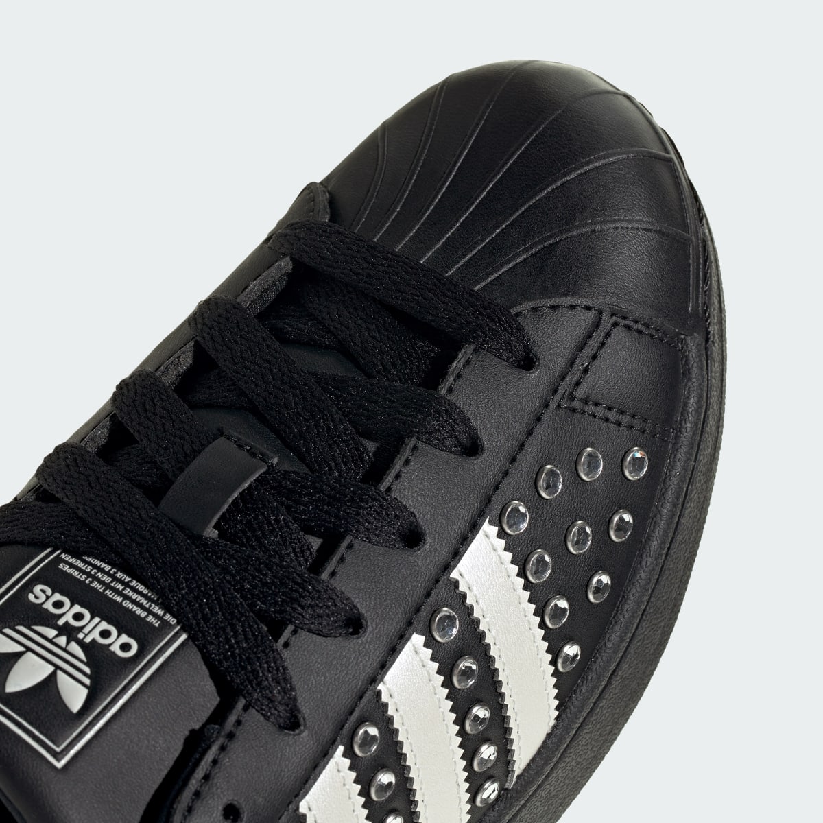 Adidas Women's SUPERSTAR II SHOES - Core Black / Zero Metalic / Core Black - Image 8