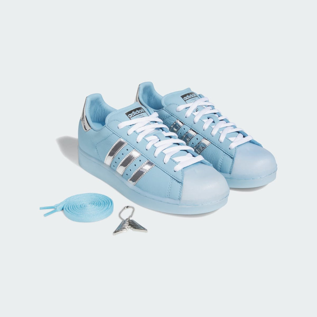Adidas Men's SUPERSTAR II SHOES - Clear Blue / Tech Grey Metallic / Cloud White - Image 8