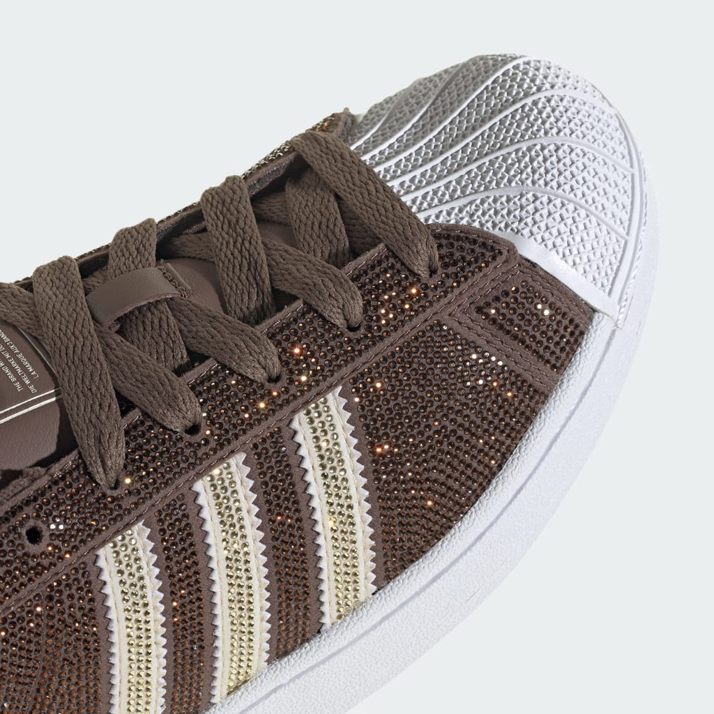 Adidas Women's SUPERSTAR II SHOES - Earth Strata / Cream White / Cloud White - Image 2