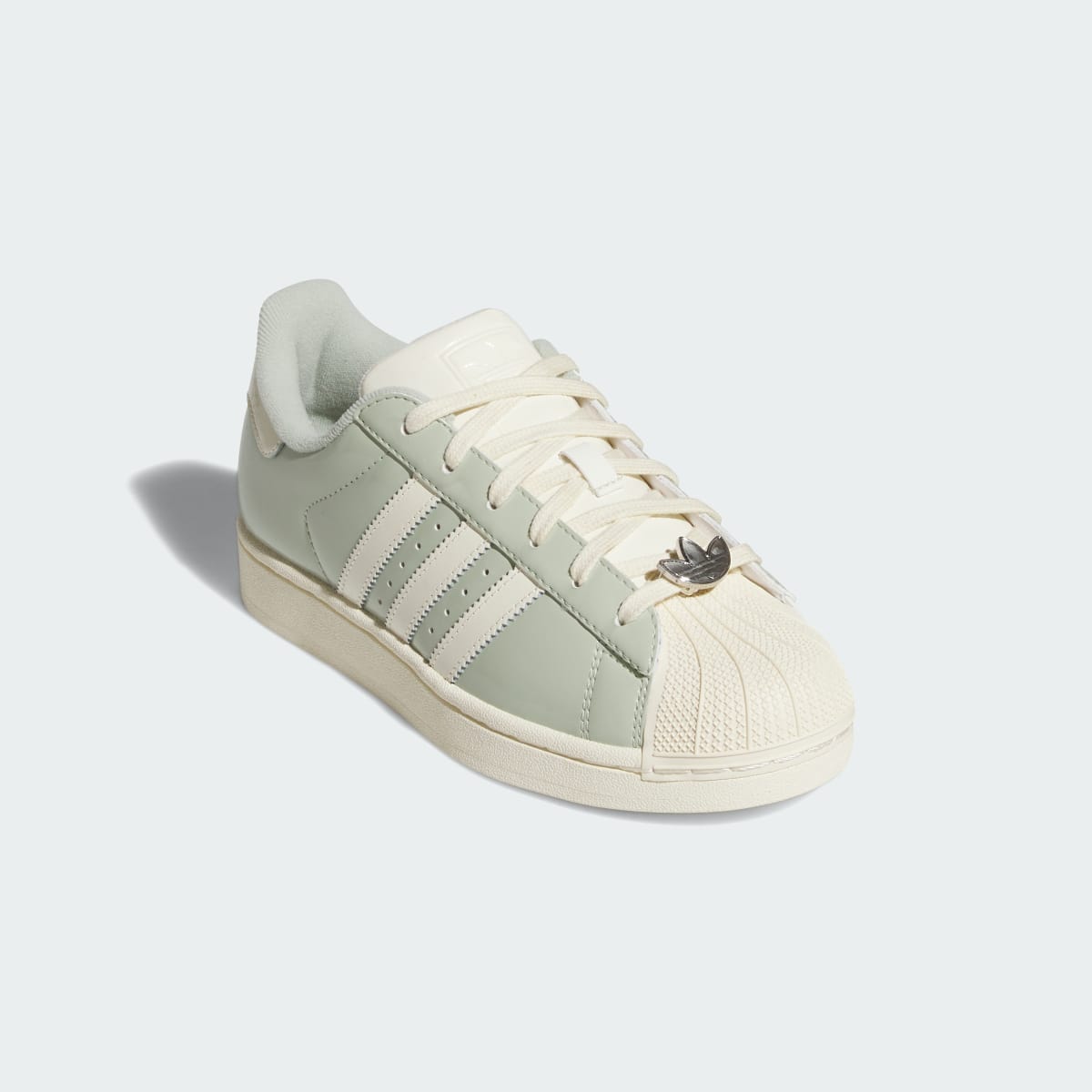 Adidas Women's SUPERSTAR II SHOES - Halo Green / Cream White / Supplier Colour - Image 4