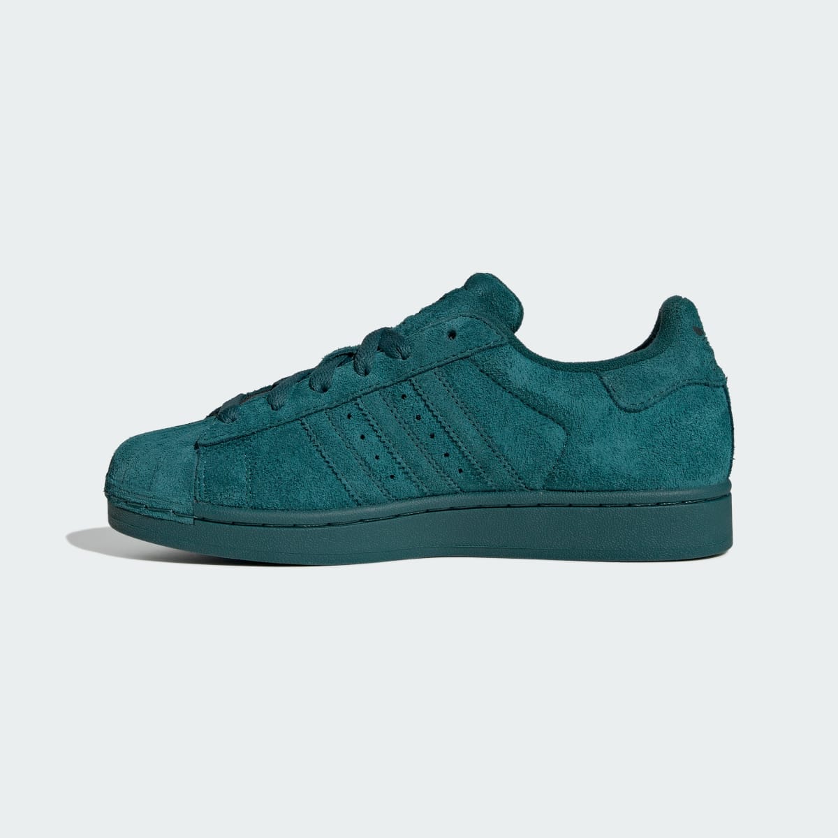 Adidas Women's SUPERSTAR II SHOES - Rich Green / Rich Green / Core Black - Image 6