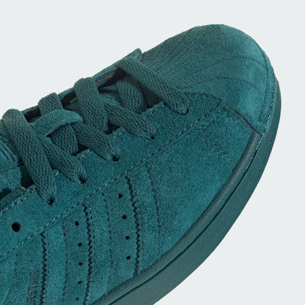 Adidas Women's SUPERSTAR II SHOES - Rich Green / Rich Green / Core Black - Image 8