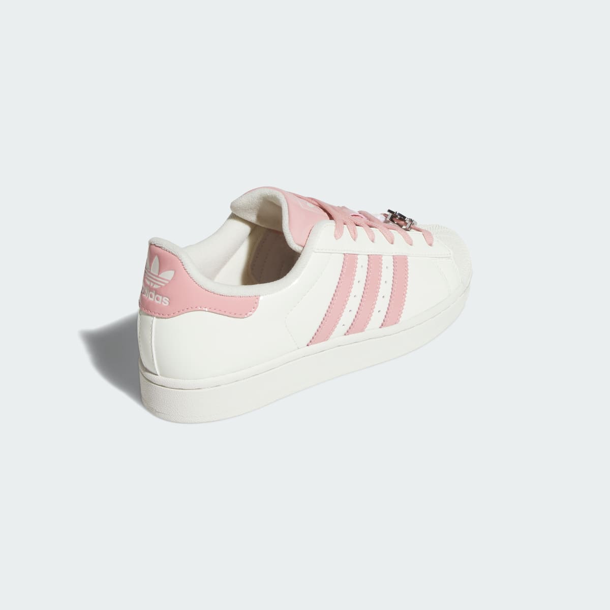 Adidas Women's SUPERSTAR II SHOES - Off White / Wonder Mauve / Supplier Colour - Image 5