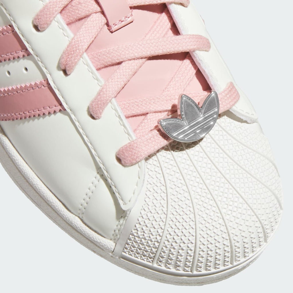 Adidas Women's SUPERSTAR II SHOES - Off White / Wonder Mauve / Supplier Colour - Image 7