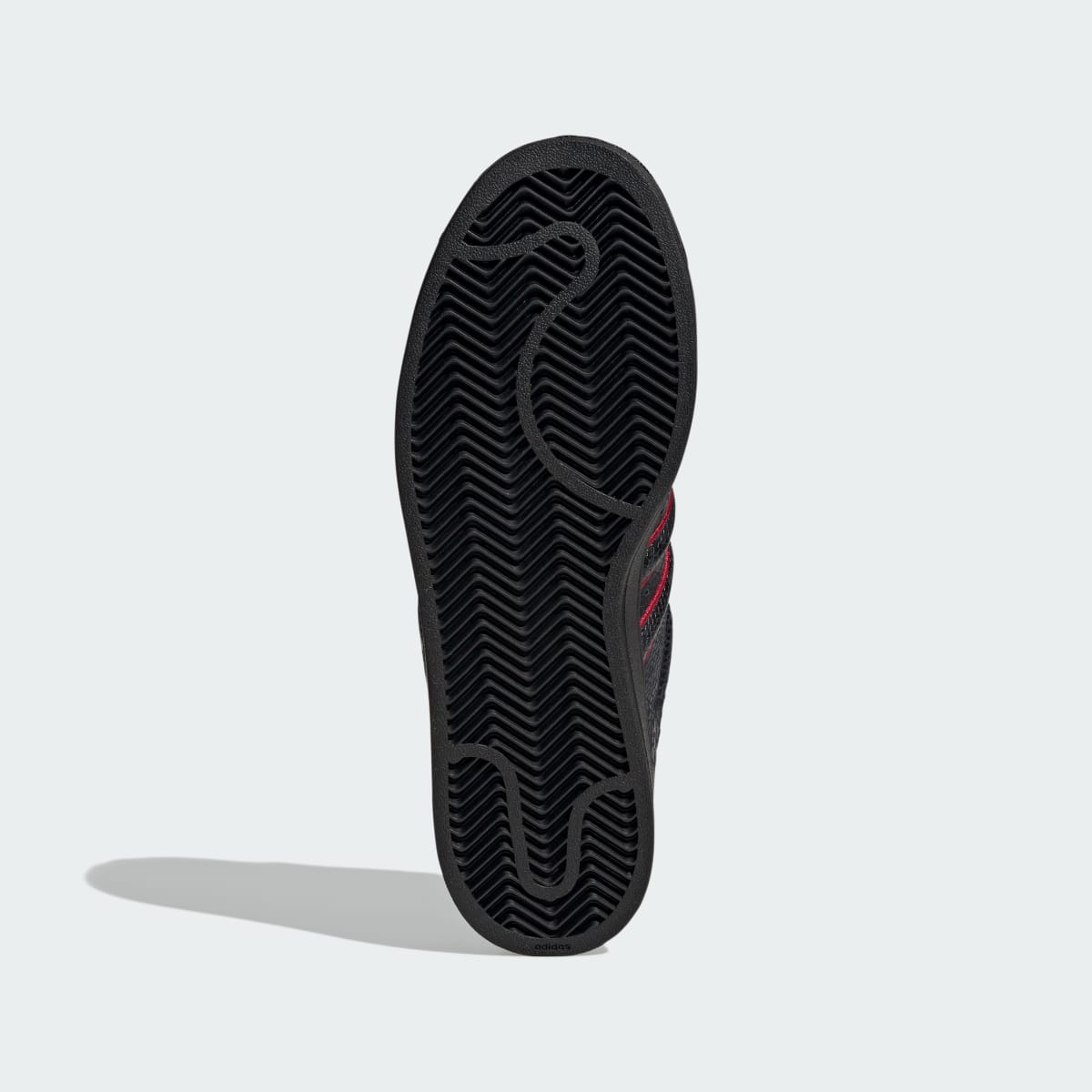 Adidas Men's SUPERSTAR II shoes - Core Black / Team Victory Red / Utility Black - Image 3