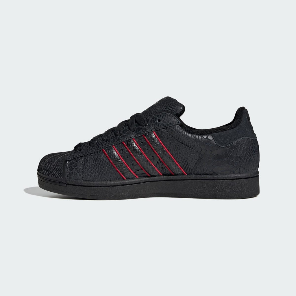 Adidas Men's SUPERSTAR II shoes - Core Black / Team Victory Red / Utility Black - Image 6