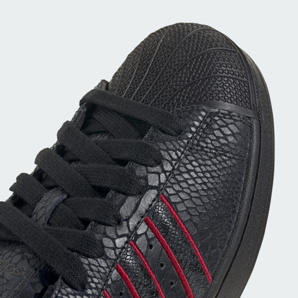 Adidas Men's SUPERSTAR II shoes - Core Black / Team Victory Red / Utility Black - Image 7