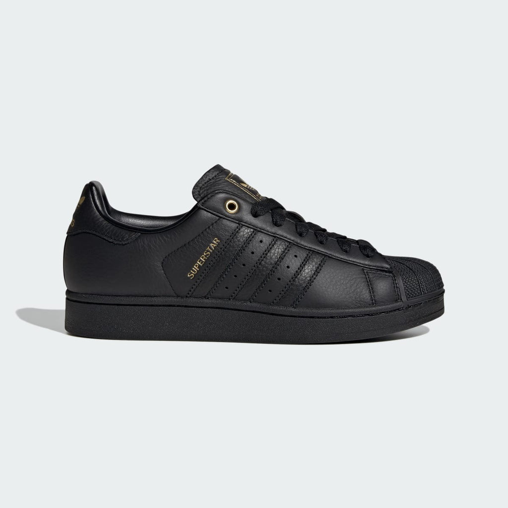 Adidas Women's SUPERSTAR II shoes - Core Black / Core Black / Gold Metallic - Image 1
