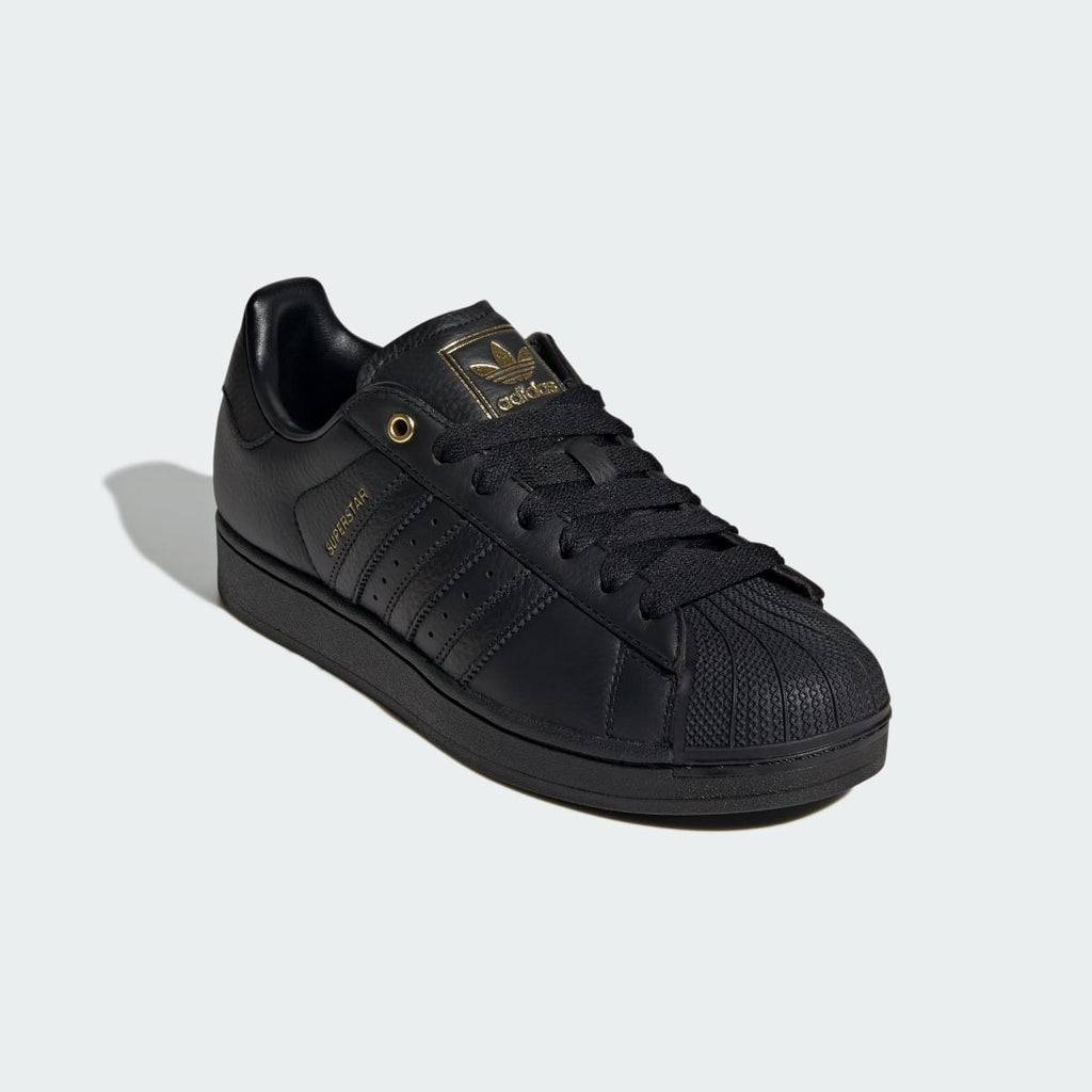 Adidas Men's SUPERSTAR II shoes - Core Black / Core Black / Gold Metallic - Image 4