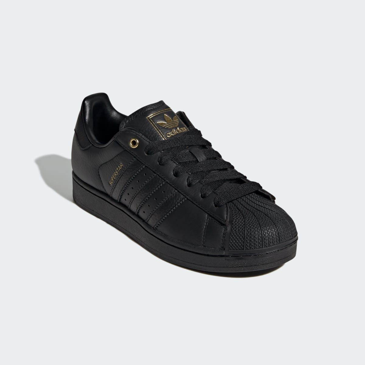 Adidas Men's SUPERSTAR II shoes - Core Black / Core Black / Gold Metallic - Image 4
