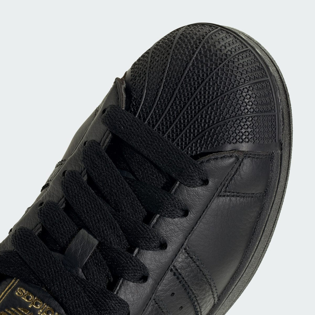 Adidas Men's SUPERSTAR II shoes - Core Black / Core Black / Gold Metallic - Image 10