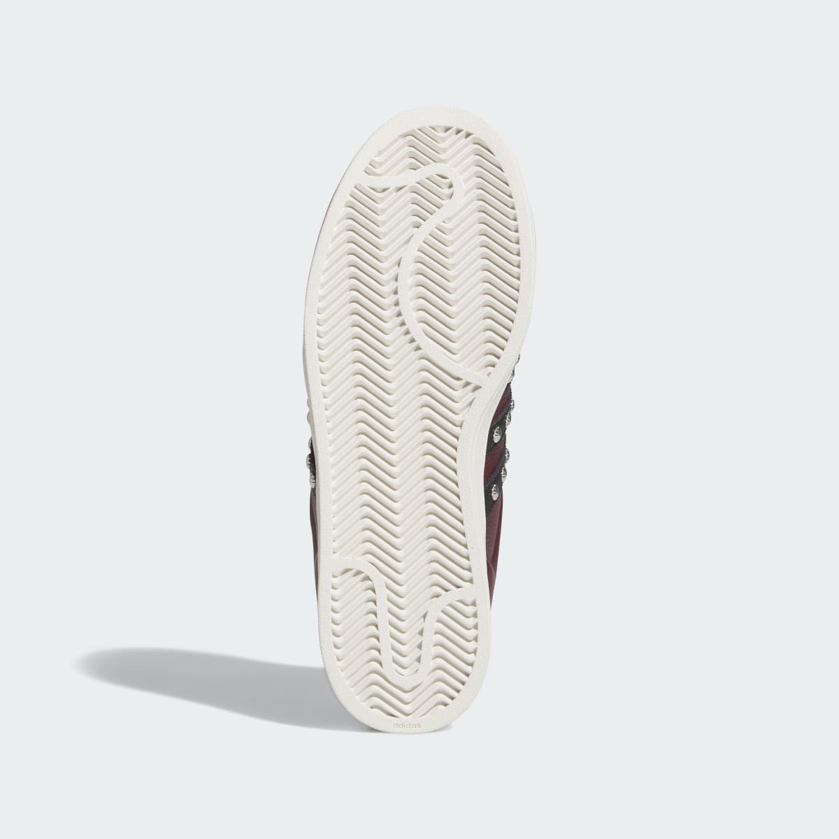 Adidas Men's SUPERSTAR II shoes - Maroon / Core Black / Off White - Image 3