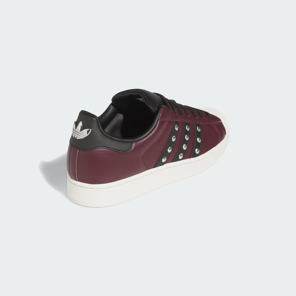 Adidas Men's SUPERSTAR II shoes - Maroon / Core Black / Off White - Image 5