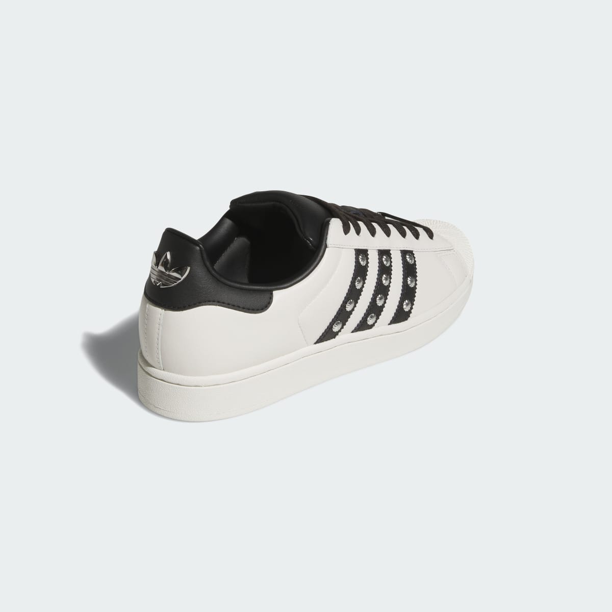 Adidas Men's SUPERSTAR II shoes - Off White / Core Black / Silver Metallic - Image 5