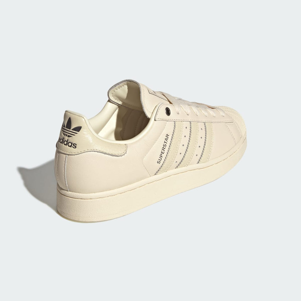 Adidas Women's SUPERSTAR II shoes - Cream White / Cream White / Iron Metallic - Image 6