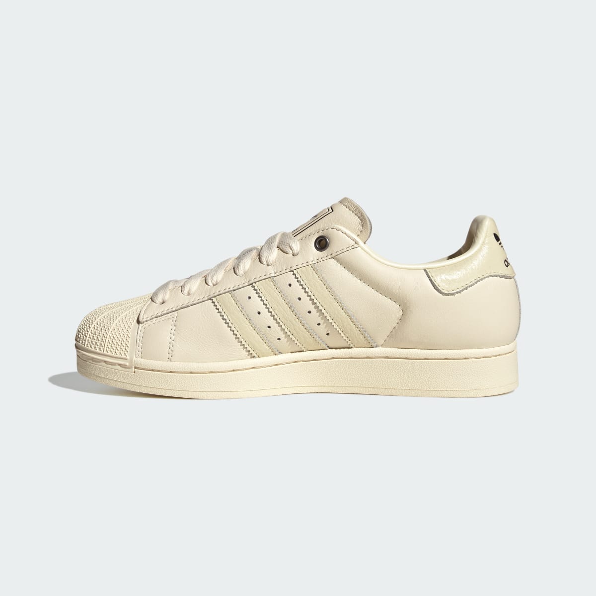 Adidas Men's SUPERSTAR II shoes - Cream White / Cream White / Iron Metallic - Image 7