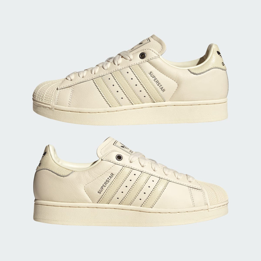 Adidas Men's SUPERSTAR II shoes - Cream White / Cream White / Iron Metallic - Image 8