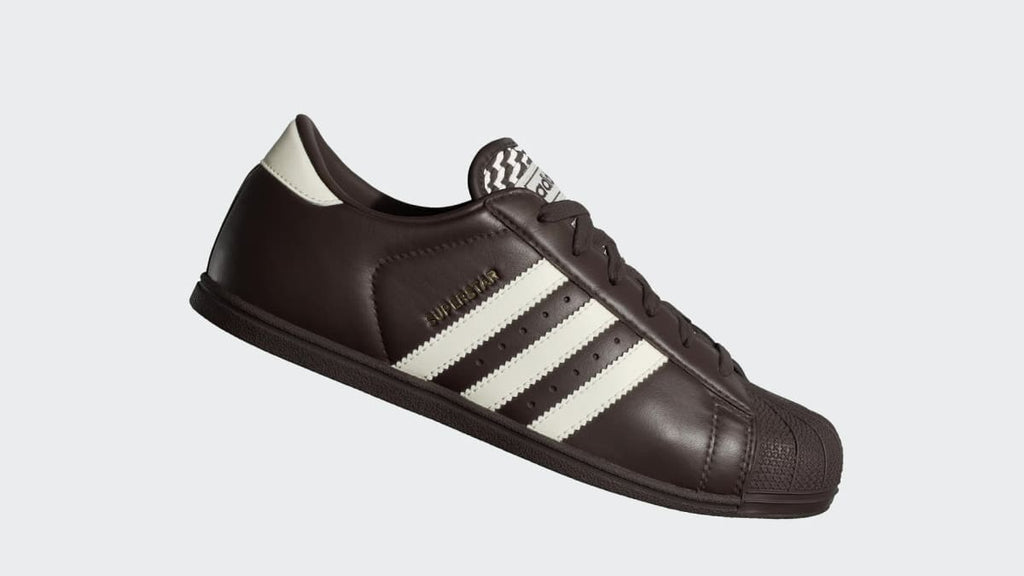 Adidas Women's SUPERSTAR LO PRO SHOES - Aurora Coffee / Cream White / Gold Metallic - Image 2