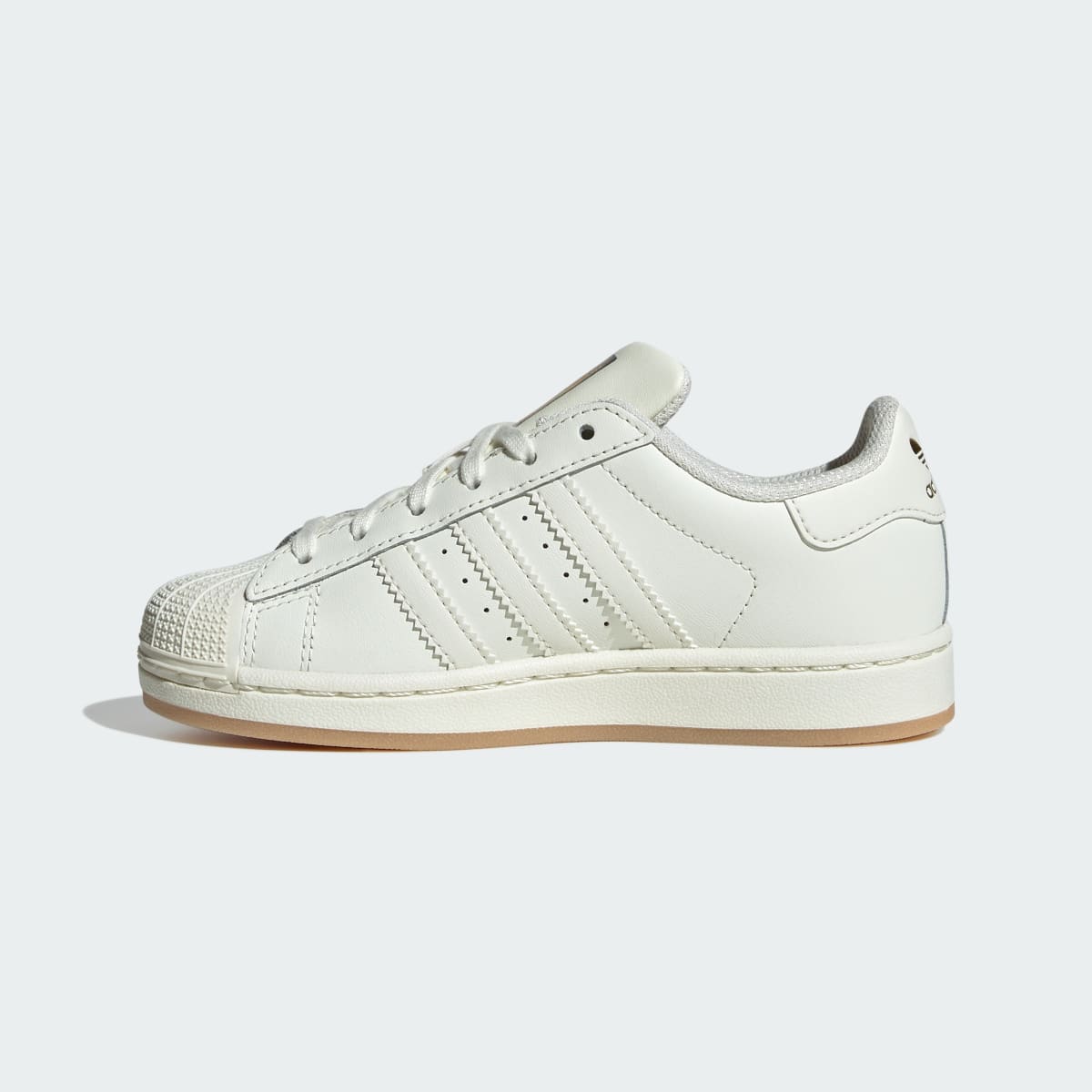 Adidas Kids' SUPERSTAR MESSI Kids Shoes - Ivory / Ivory / Gold Metallic - Image 7