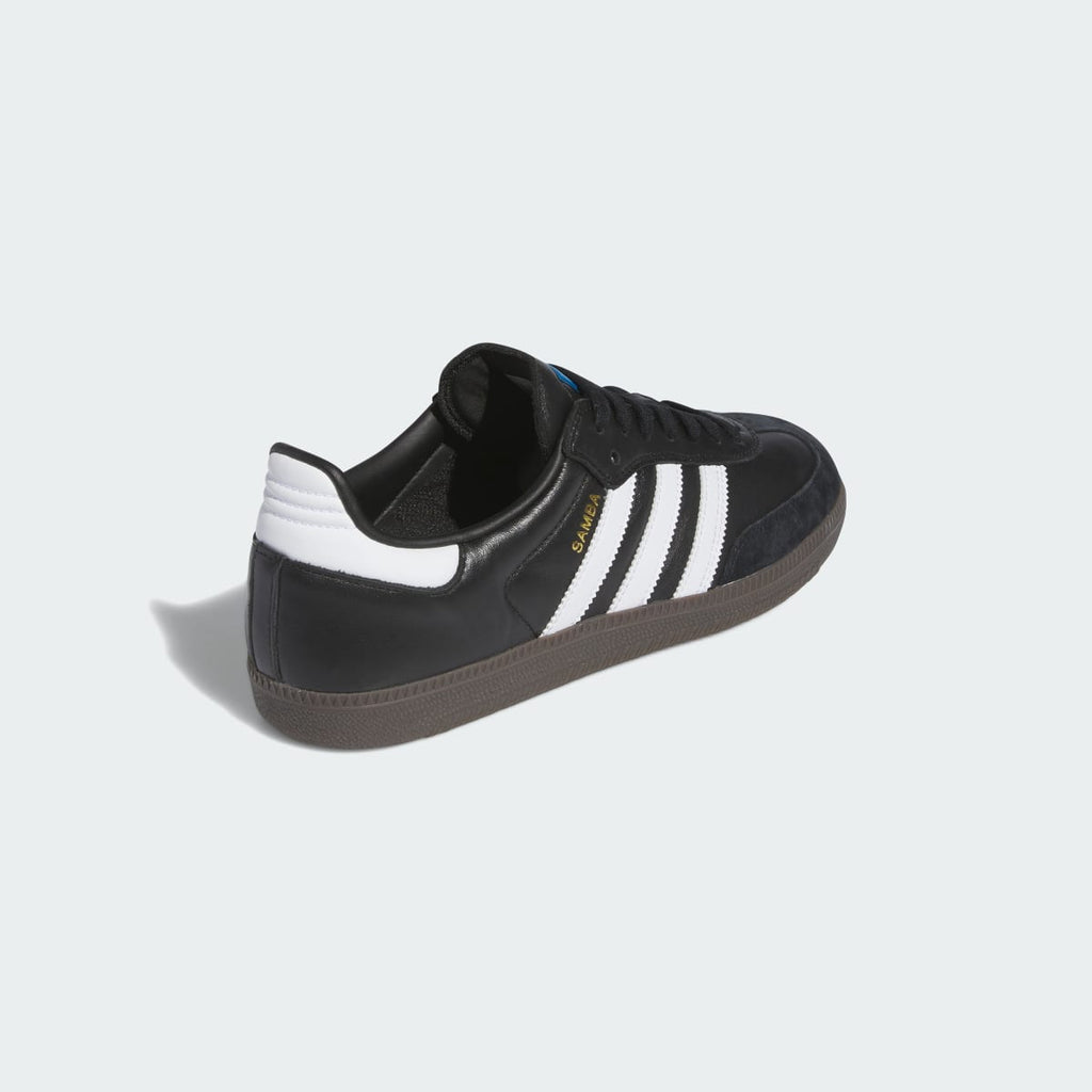 Adidas Men's Samba ADV Shoes - Core Black / Cloud White / Gum - Image 5