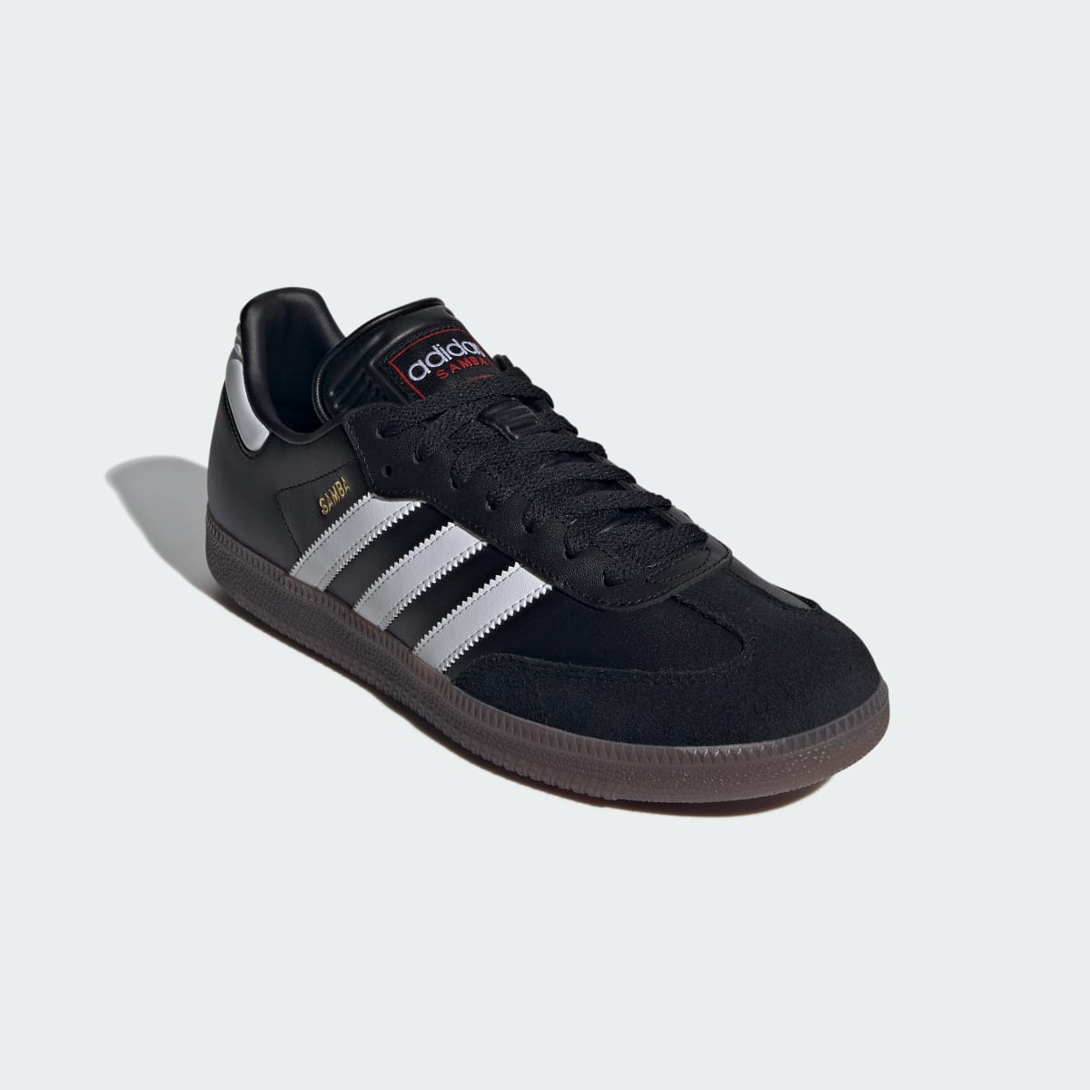 Adidas Men's Samba Indoor Soccer Shoes - Core Black / Cloud White / Vivid Red - Image 5