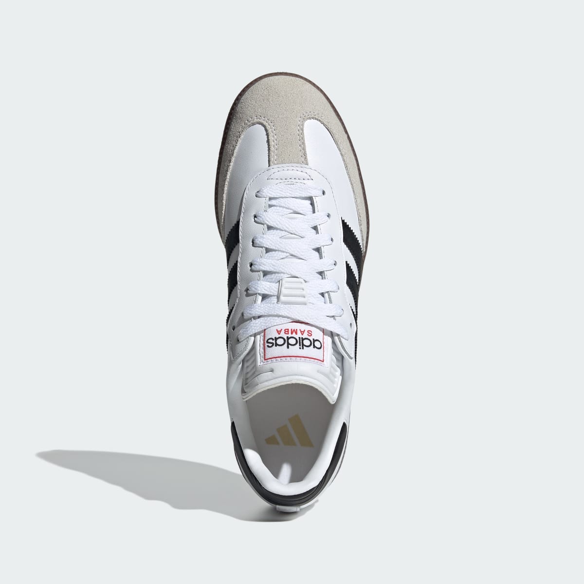 Adidas Women's Samba Indoor Soccer Shoes - Cloud White / Core Black / Vivid Red - Image 3