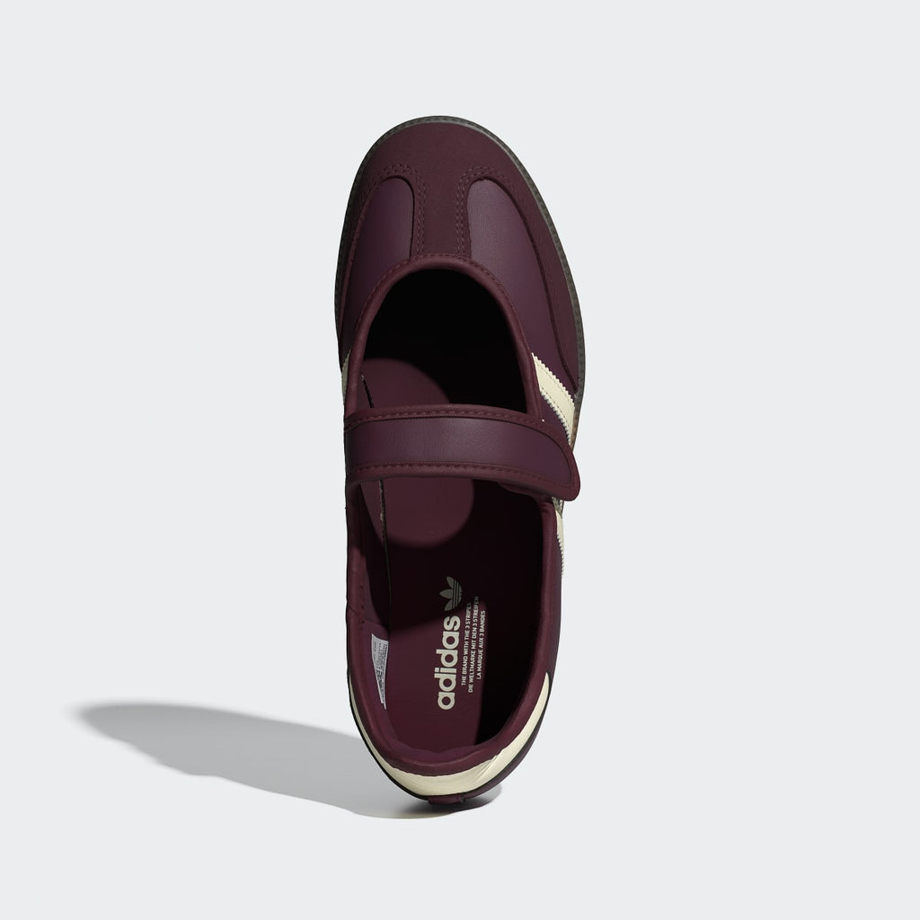 Adidas Women's Samba Jane Shoes - Maroon / Cream White / Gold Metallic - Image 3