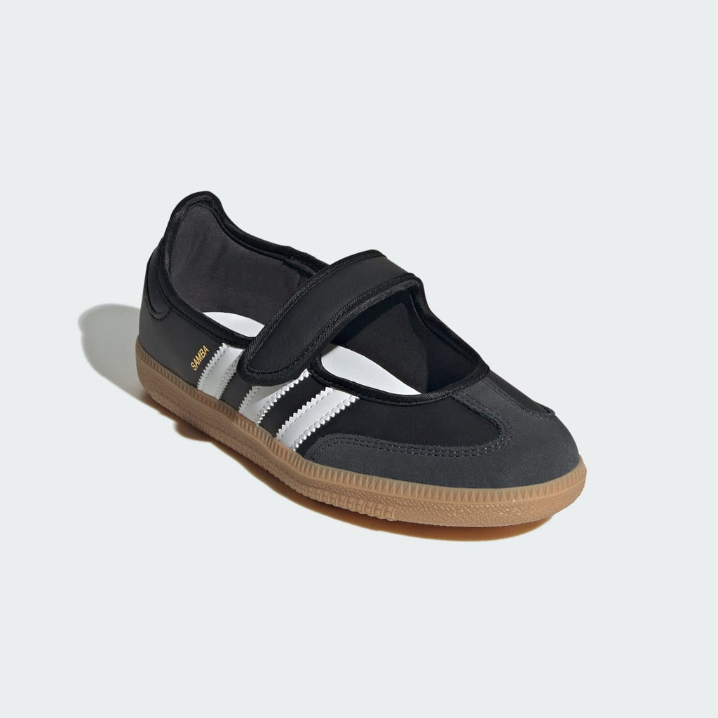 Adidas Kids' Samba Jane Shoes Kids - Core Black / Cloud White / Gum - Image 4